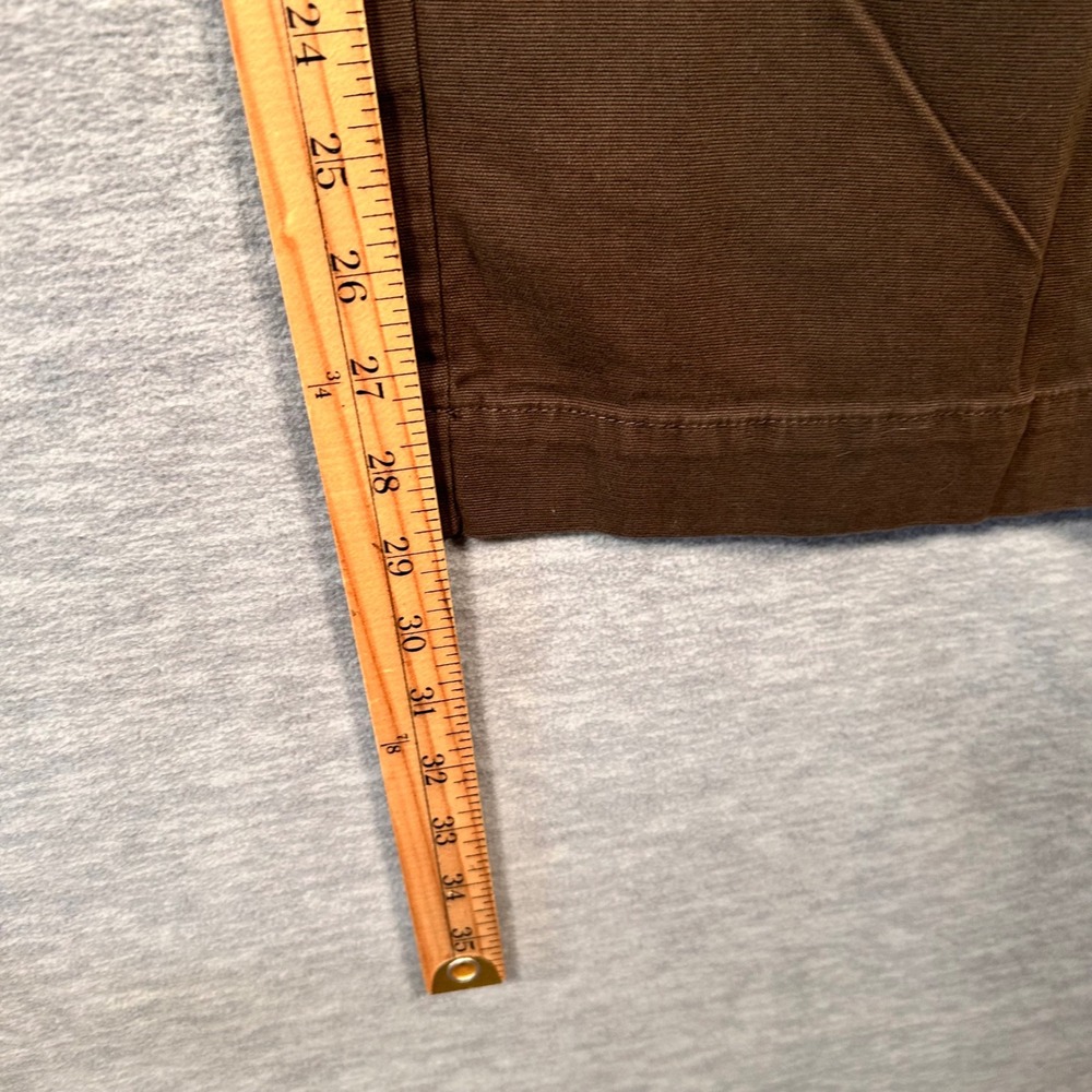 American Giant Pants‎ Womens 10 Brown Wide Leg Utility Workwear USA Cotton NEW - Picture 7 of 7